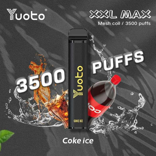 Yuoto Vapes XXL MAX - Coke Ice (3500 Puffs) - HAPPYTRAIL